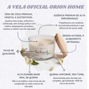 Vela Aromática Artesanal Premium com Tampa de Madeira  487  Casa Farfelle