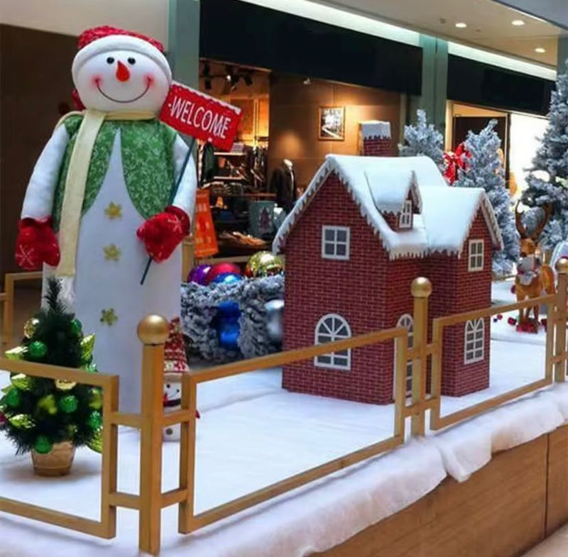 Tapete de Natal com Neve Artificial Algodão