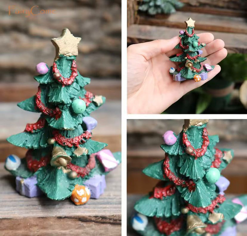 Miniaturas de Natal para Jardim de Fadas, Enfeites em Miniatura