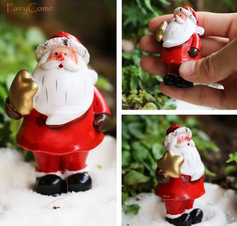 Miniaturas de Natal para Jardim de Fadas, Enfeites em Miniatura