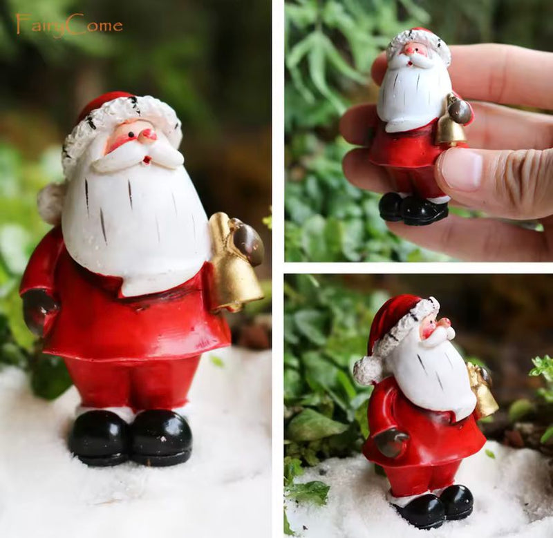 Miniaturas de Natal para Jardim de Fadas, Enfeites em Miniatura