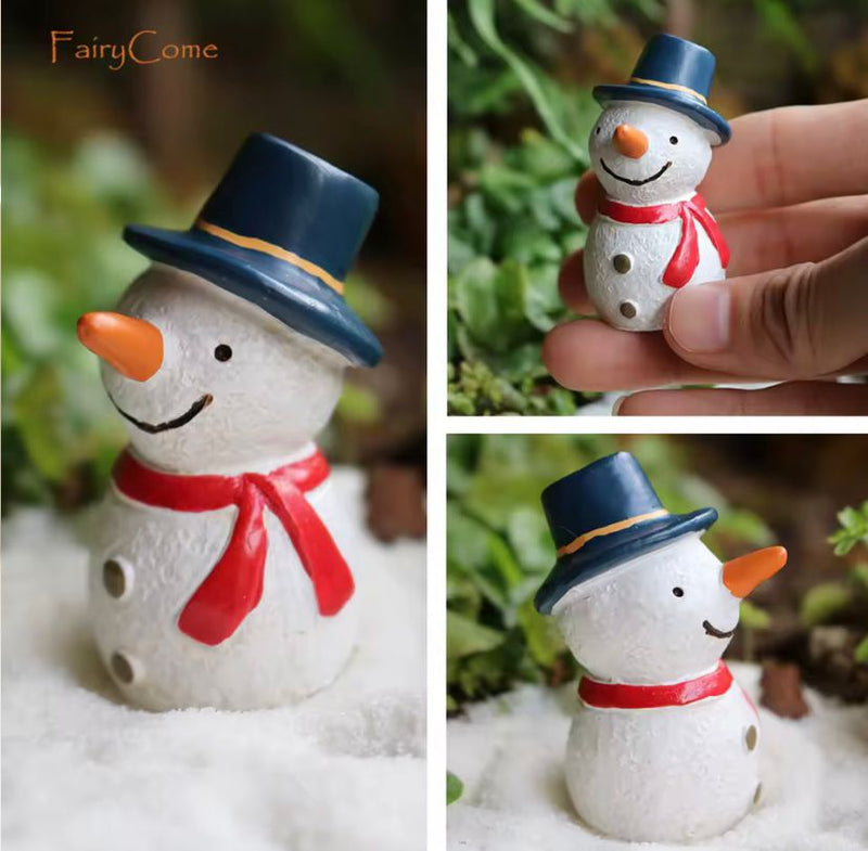 Miniaturas de Natal para Jardim de Fadas, Enfeites em Miniatura