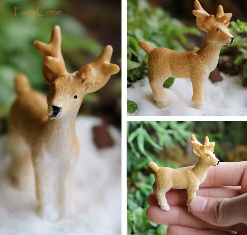 Miniaturas de Natal para Jardim de Fadas, Enfeites em Miniatura