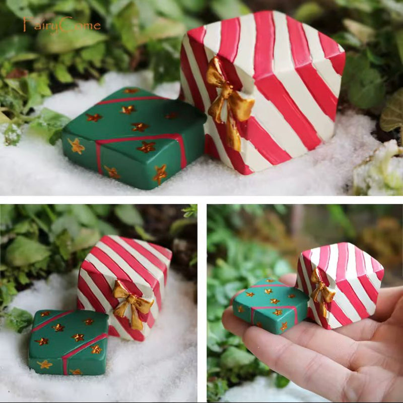 Miniaturas de Natal para Jardim de Fadas, Enfeites em Miniatura