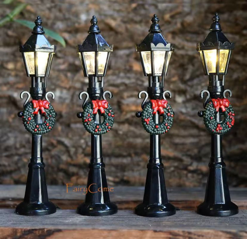 Miniaturas de Natal para Jardim de Fadas, Enfeites em Miniatura