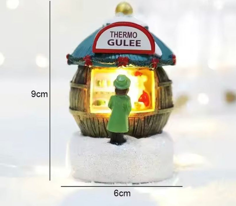 Loja do Papai Noel Casa de Resina de Natal