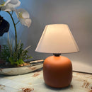 Abajur de Mesa Para Quarto em Cerâmica Bivolt - Casa Farfelle
