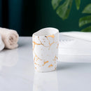 Acessórios Para Banheiro Marmorizado Nórdico 03 Cores - Casa Farfelle