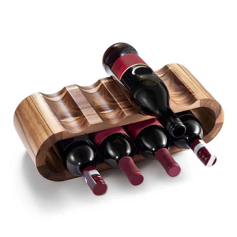 Adega de Madeira para Vinhos - 8 Garrafas - Casa Farfelle