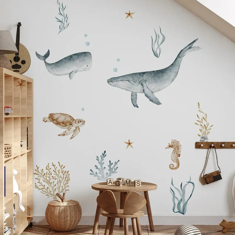 Decoração de Parede Fundo do Mar - Casa Farfelle