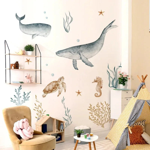 Decoração de Parede Fundo do Mar - Casa Farfelle