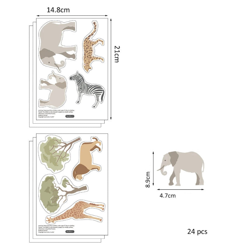 Adesivo de Parede Safari - Casa Farfelle