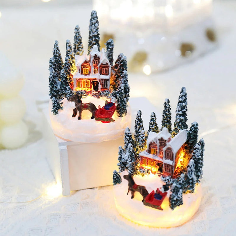 Aldeia de Natal Luminosa Decorativa - Casa Farfelle