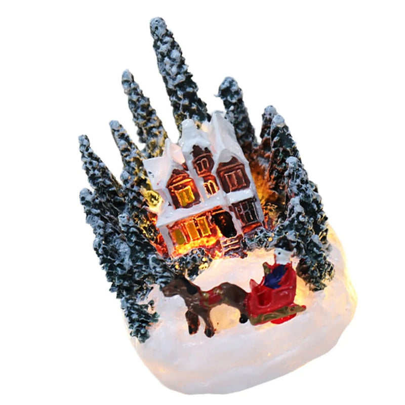 Aldeia de Natal Luminosa Decorativa - Casa Farfelle