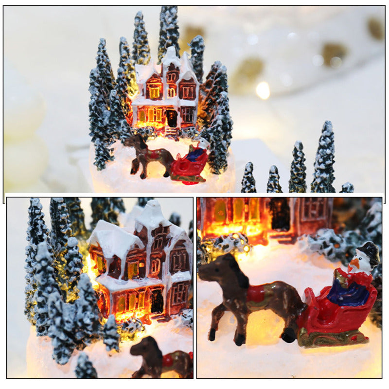 Aldeia de Natal Luminosa Decorativa - Casa Farfelle