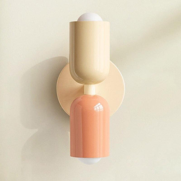 Arandela de Parede Dupla Minimalista - Casa Farfelle