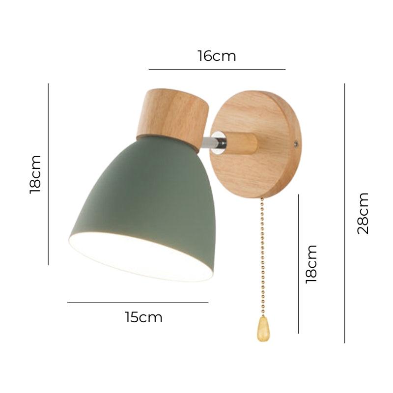 Arandela de Parede Wooden - Casa Farfelle