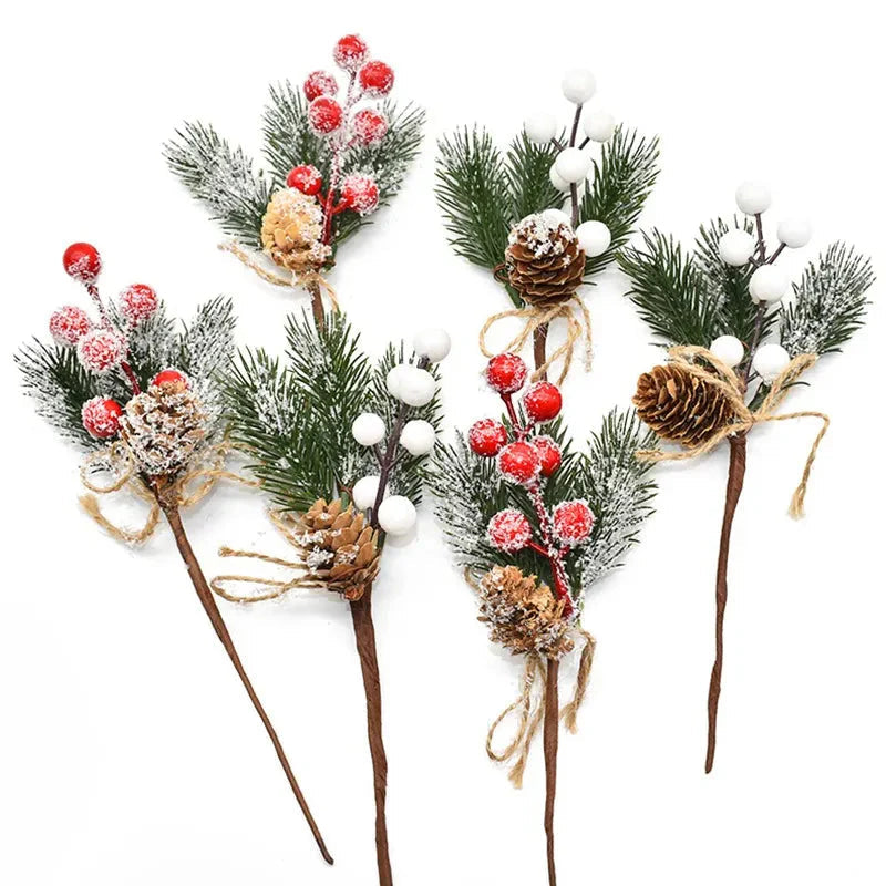 Arranjos de Natal Ornamentos Com Pinha - Casa Farfelle