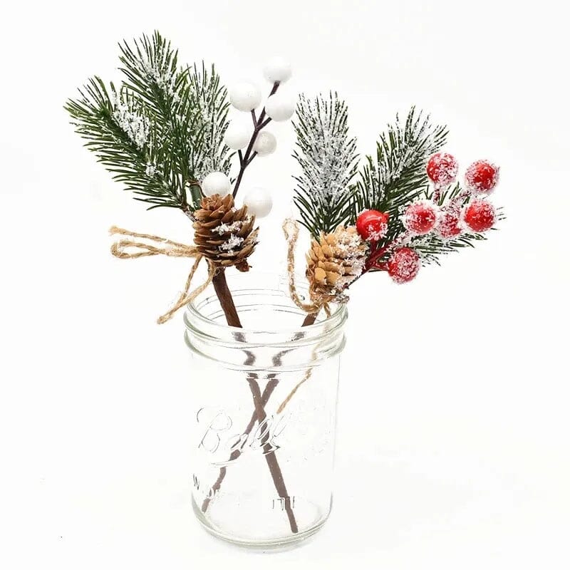 Arranjos de Natal Ornamentos Com Pinha - Casa Farfelle