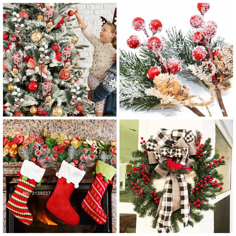 Arranjos de Natal Ornamentos Com Pinha - Casa Farfelle