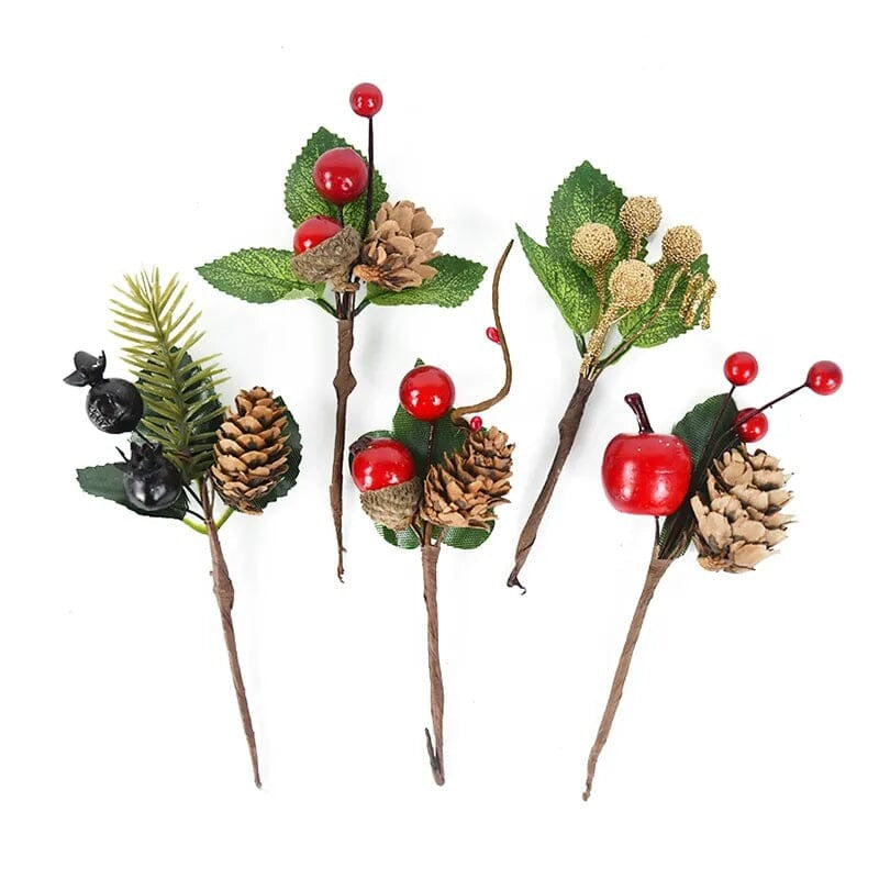 Arranjos de Natal Ornamentos Com Pinha - Casa Farfelle
