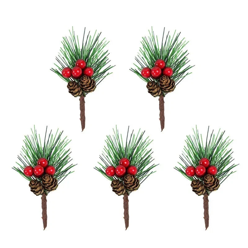 Arranjos de Natal Ornamentos Com Pinha - Casa Farfelle