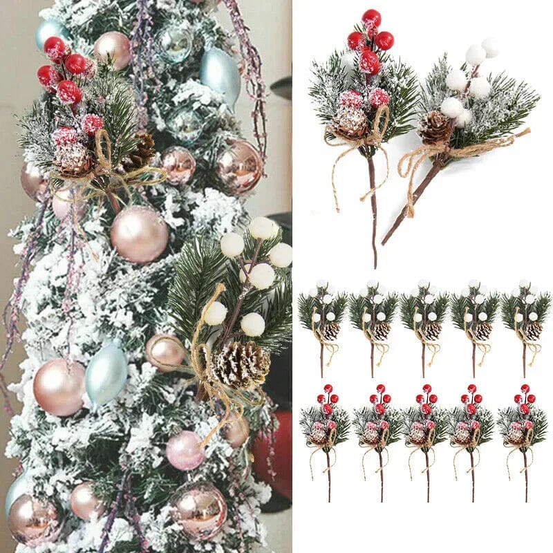 Arranjos de Natal Ornamentos Com Pinha - Casa Farfelle