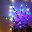 Árvore de Natal Led com Galhos Iluminados para Decoração Lenogue - Casa Farfelle