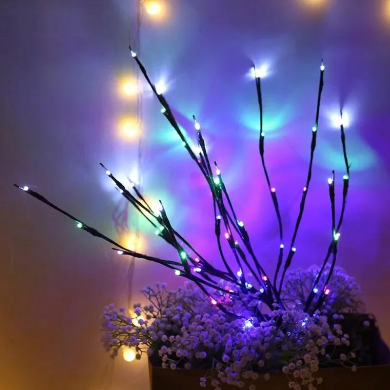 Árvore de Natal Led com Galhos Iluminados para Decoração Lenogue - Casa Farfelle