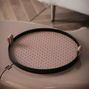 Bandeja Redonda para Servir com Alça Circle - Casa Farfelle