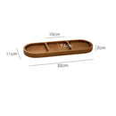 Bandeja de Madeira para Servir Acácia - Casa Farfelle