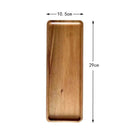 Bandeja de Madeira para Servir Bosco - Casa Farfelle