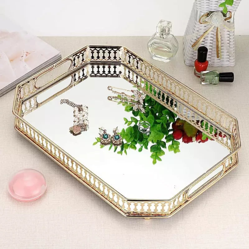 Bandeja Decorativa Espelhare - Casa Farfelle
