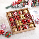 Bolas de Natal Variadas - Kit com 44 Unidades - Casa Farfelle