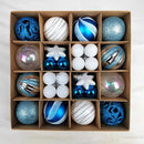 Bolas de Natal Variadas - Kit com 44 Unidades - Casa Farfelle