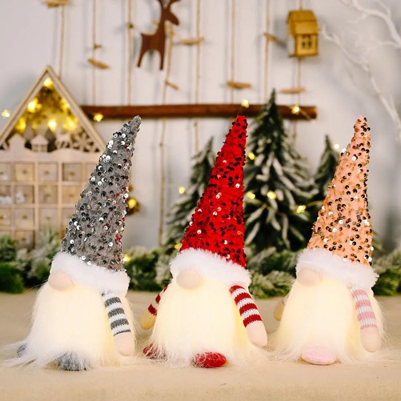 Boneco Gnomo Iluminado Natal - Casa Farfelle