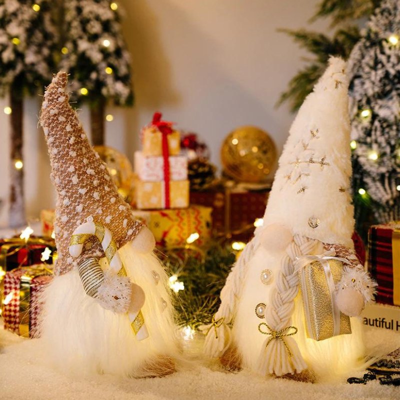 Boneco Gnomo Iluminado Natal - Casa Farfelle
