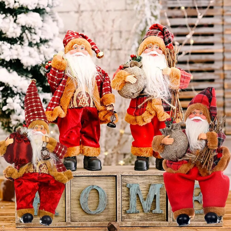 Boneco Papai Noel Decorativo 30cm - Casa Farfelle
