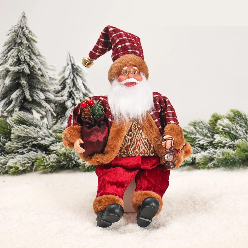 Boneco Papai Noel Decorativo 30cm - Casa Farfelle