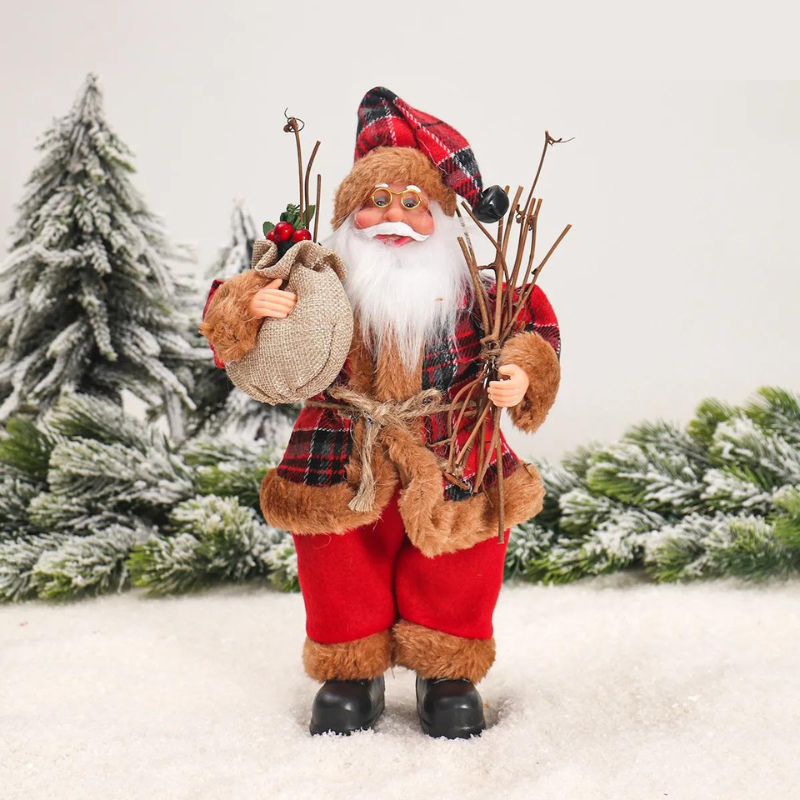 Boneco Papai Noel Decorativo 30cm - Casa Farfelle
