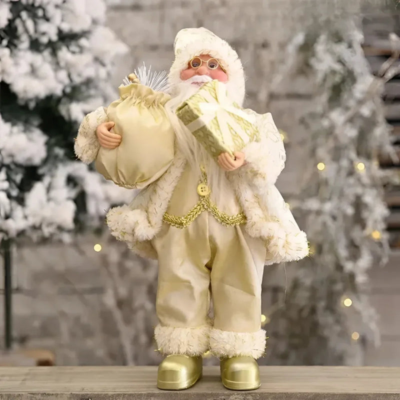 Boneco Papai Noel 30cm para Decoração de Natal Lenogue - Casa Farfelle