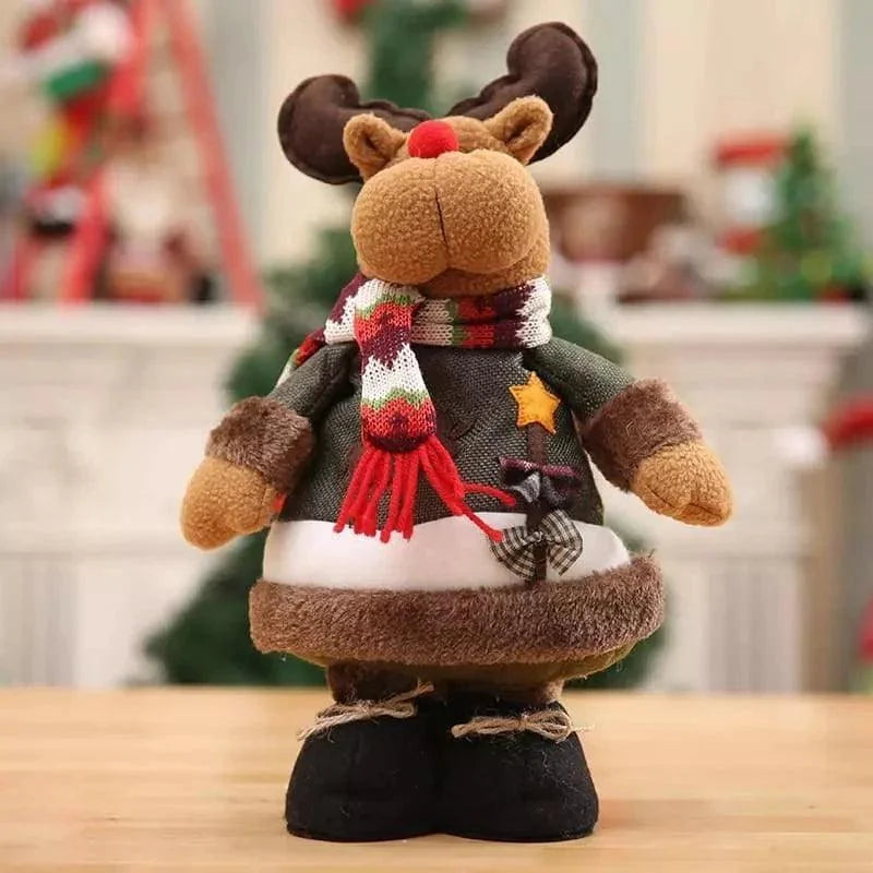 Bonecos de Natal de Pelúcia para Decoração Festiva Lenogue - Casa Farfelle