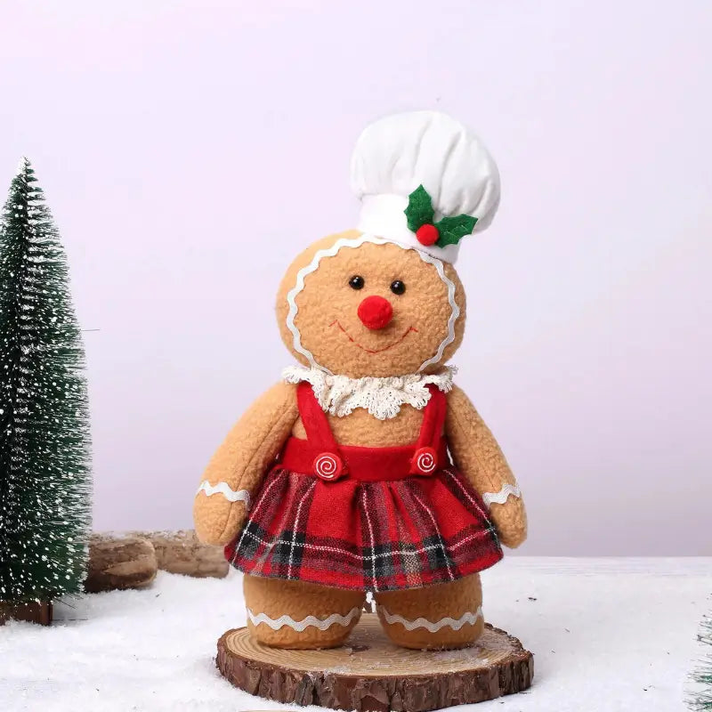 Bonecos de Pelúcia Biscoitos Natalinos 30cm - Casa Farfelle