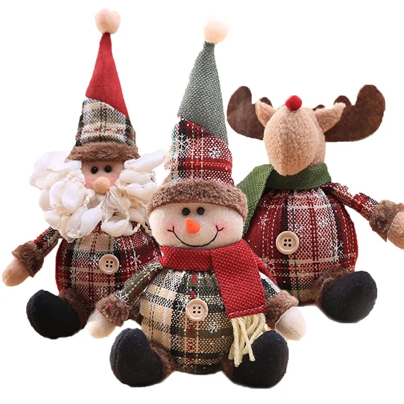 Bonecos de Pelúcia Dercorativos Natal - Casa Farfelle