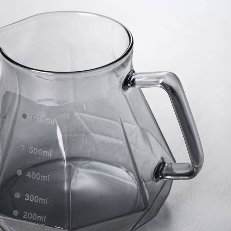 Bule de Café Vidro Borossilicato Coador de Café Hario V60 Polihousi - Casa Farfelle