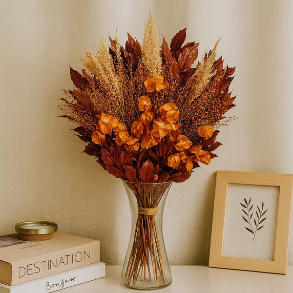Buquê de Flores Desidratadas Artificiais - Casa Farfelle