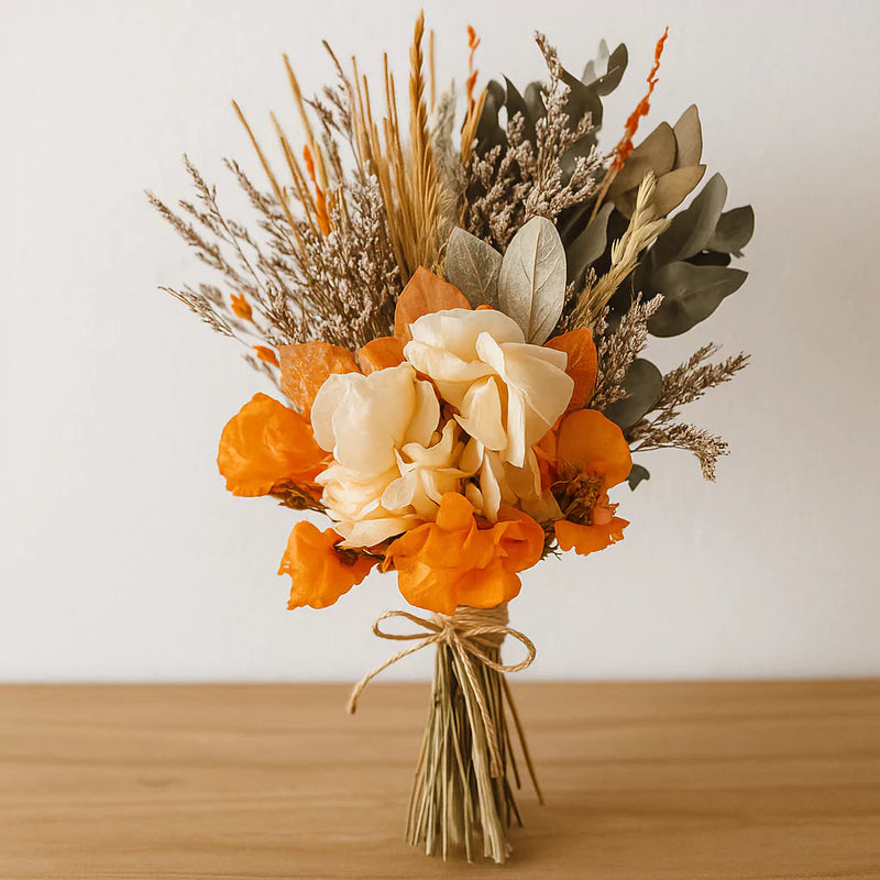 Buquê de Flores e Folhagens Desidratadas - Casa Farfelle