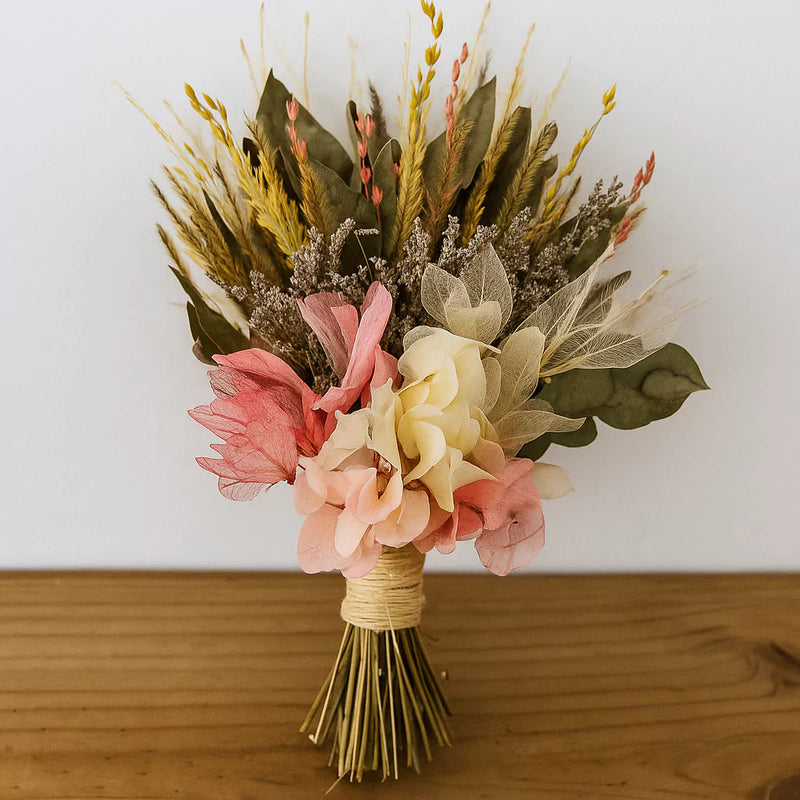 Buquê de Flores e Folhagens Desidratadas - Casa Farfelle