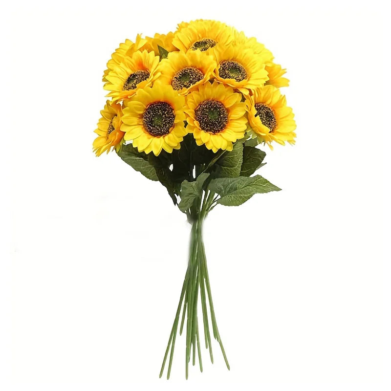 Buquê de Flores Girassol Artificial - Casa Farfelle