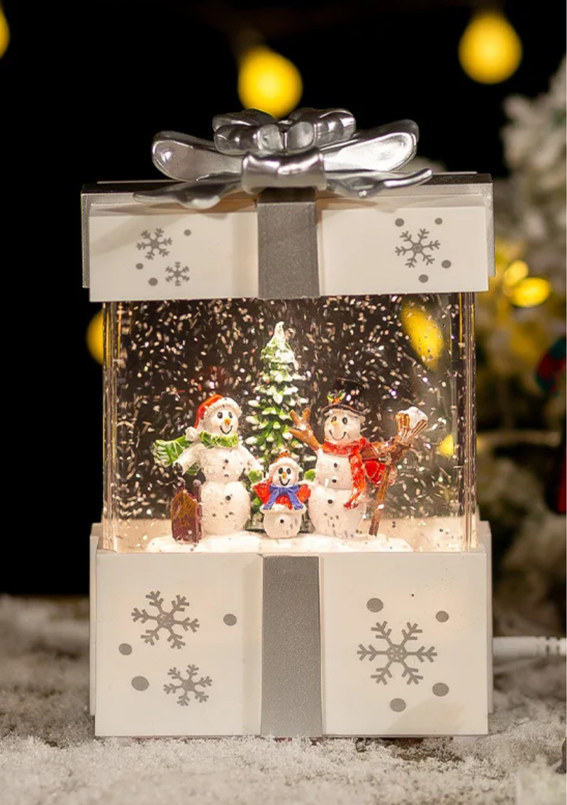 Caixa de Presente Musical de Natal